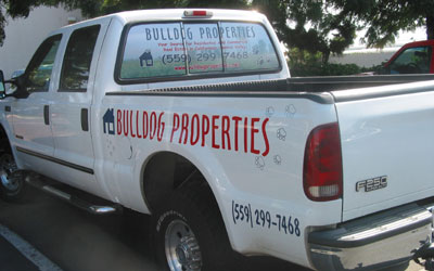 Bulldog Properties Truck Viynl